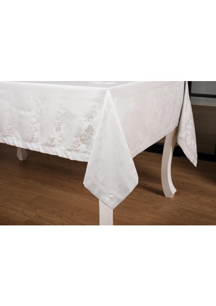 Raya Lüx Jakar Bambu Kumaş Gri Masa Örtüsü 160X220 cm - 1243