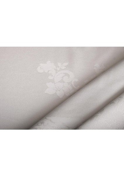 Raya Lüx Jakar Bambu Kumaş Gri Masa Örtüsü 160X220 cm - 1243