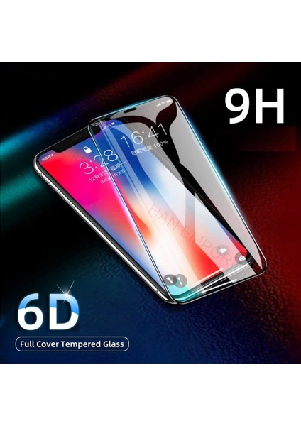 Apple iPhone x Ekran Koruyucu Kırılmaz Cam 6d Extra Darbe Emici Ultra Koruma Tam Kaplar