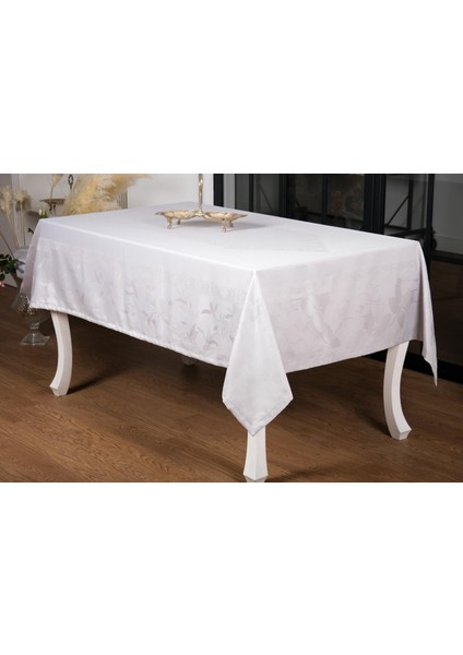 Çınar Lüx Jakar Bambu Kumaş Gri Masa Örtüsü 160X220 cm - 1241 fiyatları