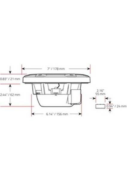 Boss Audio Systems MR652C Marin Hoparlör 165MM