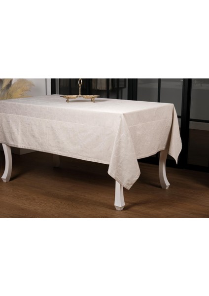 Ayda Lüx Jakar Polycotton Gri Tp Kumaş Masa Örtüsü 160X220 cm - 1248