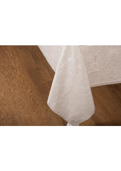 Ayda Lüx Jakar Polycotton Gri Tp Kumaş Masa Örtüsü 160X220 cm - 1248