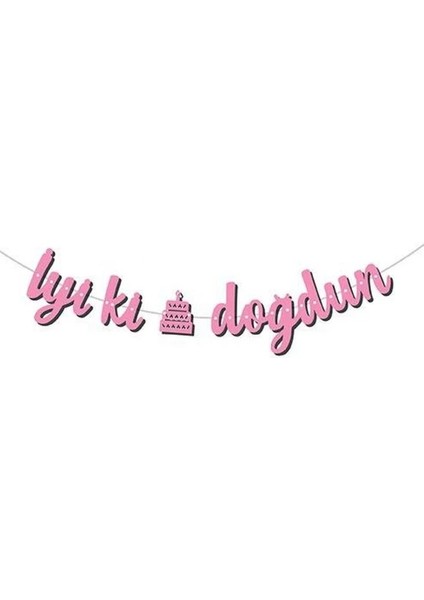 Iyiki Doğdun Pembe Banner
