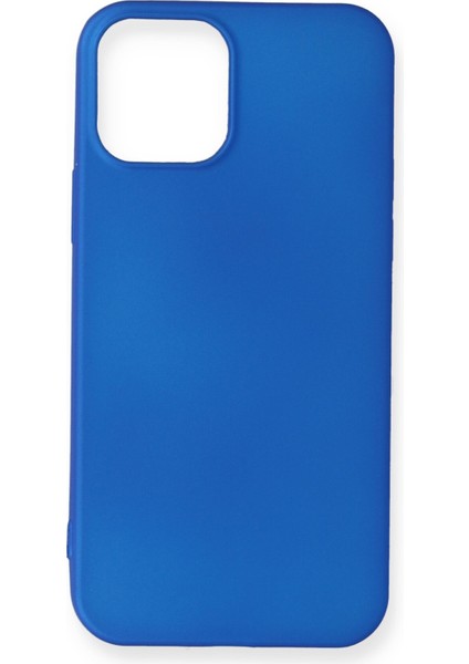 Iphone 12 Mini Kılıf Premium Rubber Silikon - Mavi