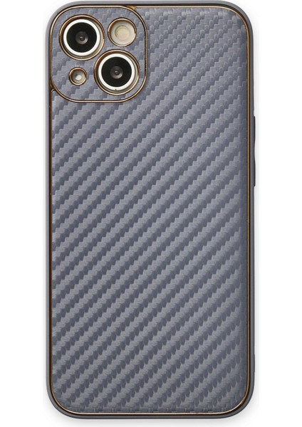 Iphone 13 Kılıf Coco Karbon Silikon - Gri Mrayd