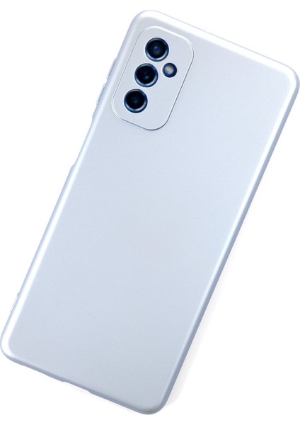 Samsung Galaxy M52 5g Kılıf Nano Içi Kadife Silikon - Sky Blue modelleri