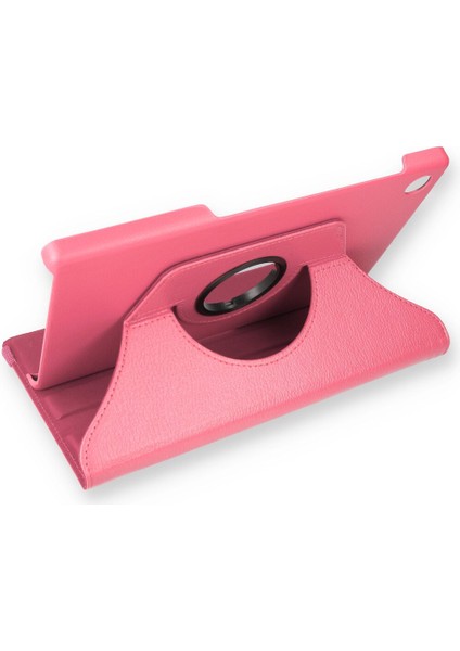 Lenovo M10 Hd X306F Kılıf 360 Tablet Deri Kılıf - Pembe
