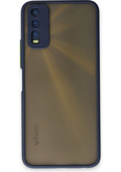Vivo Y20 Kılıf Montreal Silikon Kapak - Lacivert 300099