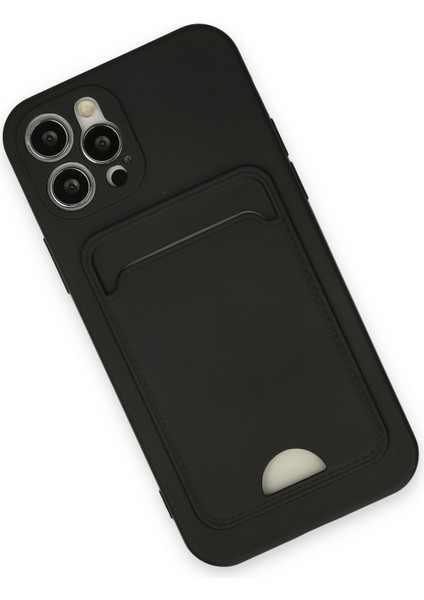 Iphone 12 Pro Kılıf Kelvin Kartvizitli Silikon - Siyah modelleri