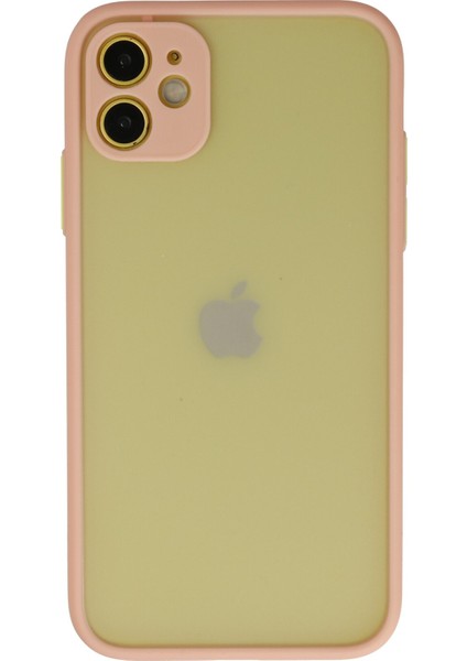 Iphone 11 Kılıf Montreal Silikon Kapak - Pembe