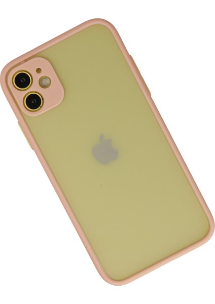 Iphone 11 Kılıf Montreal Silikon Kapak - Pembe