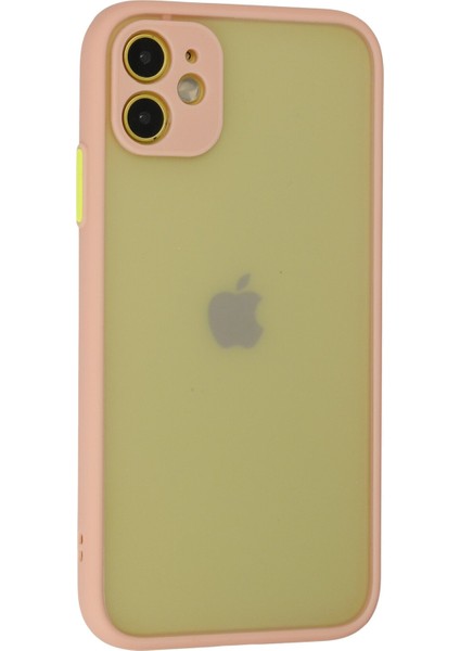 Iphone 11 Kılıf Montreal Silikon Kapak - Pembe