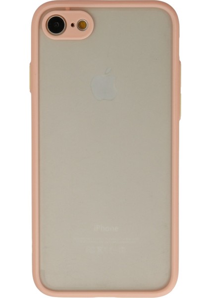 Iphone Se 2020 Kılıf Montreal Silikon Kapak - Pembe 300099
