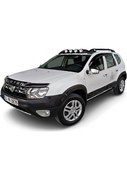 Mavi Tuning Dacia Duster Kapı Koruma ve Çamurluk Kaplaması 2018-2020 Dodik Damalı 12 Parça Set Full Abs Plastik