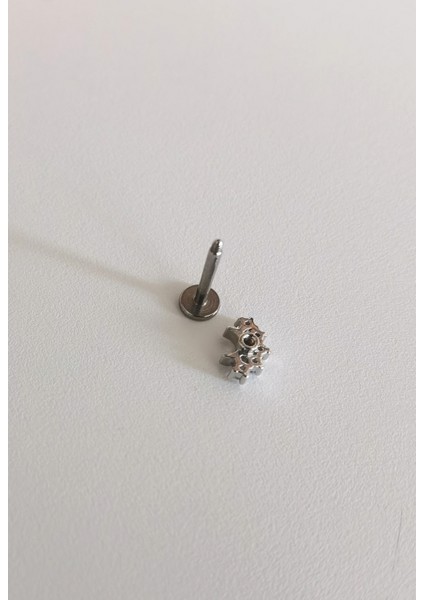 Cerrahi Çelik Barlı Çıtı Pıtı Piercing - 1 Adet