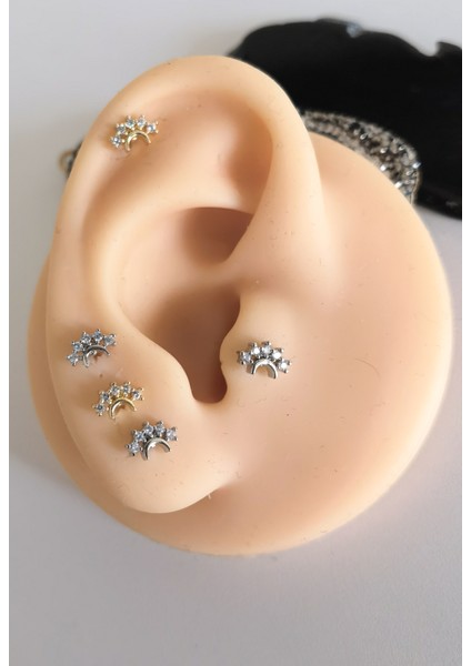 Cerrahi Çelik Barlı Çıtı Pıtı Piercing - 1 Adet