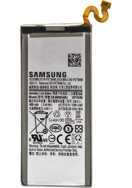 Samsung Galaxy Note 9 N960 EB-BN965 Batarya 4000 Mah