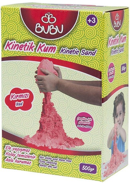 Kinetik Kum 500 gr Kırmızı