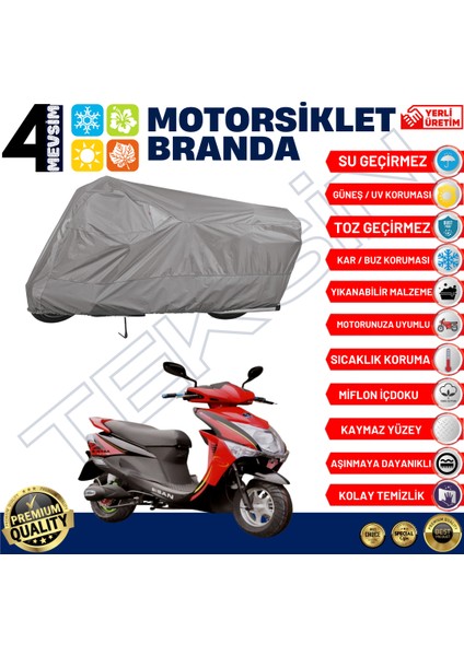 Bisan E-Nysa Elektrikli Motosiklet Brandası Motor Branda (A+ Kalite) fiyatları