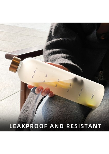 Estetik Su Şişesi Zaman Işaretleyici Sızdırmaz Yeniden Kullanılabilir Bpa Içermez (Yurt Dışından) fiyatları