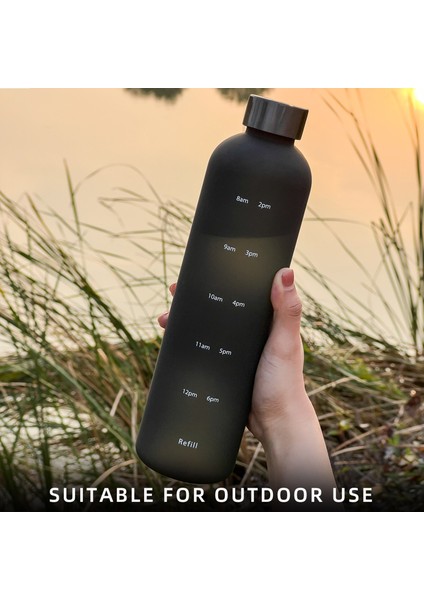 Estetik Su Şişesi Zaman Işaretleyici Sızdırmaz Yeniden Kullanılabilir Bpa Içermez (Yurt Dışından) modelleri