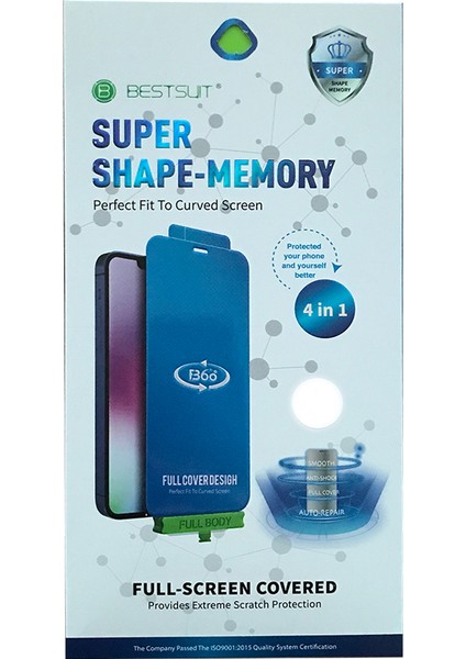 Apple iphone 13 Pro Uyumlu Super Shape Ön ve Arka Koruma 360 Full Kaplama