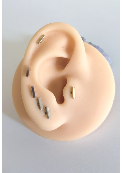 Cerrahi Çelik Labret Çubuk Pıercıng - 1 Adet