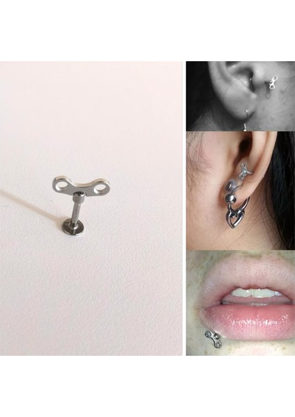 Cerrahi Çelik Labret Pıercıng - 1 Adet