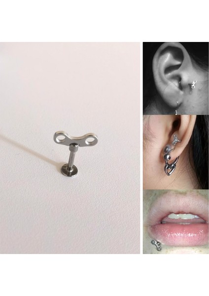 Cerrahi Çelik Labret Pıercıng - 1 Adet