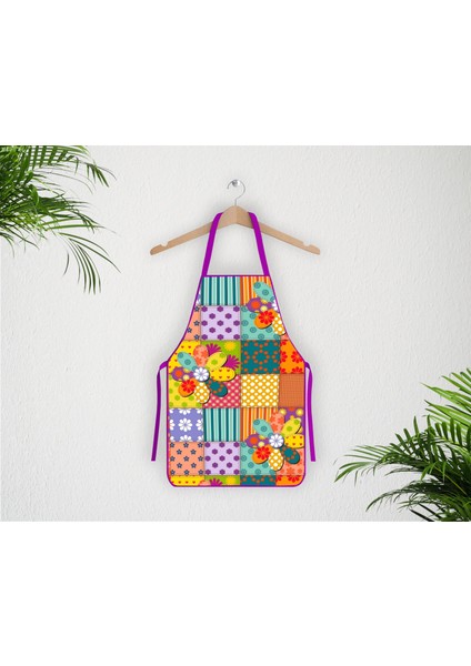 Dijital Baskılı Sıvı Geçirmez Mutfak Önlüğü Hybrid Design