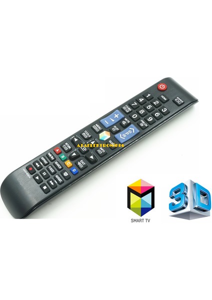 Samsung Sihirli Tüm Modeller ile Tam Uyumlu - Akıllı Tuşlu Model - Smart LCD LED Tv Televizyon Kumanda MZ1078