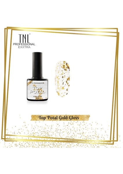 Exxtra Top Potal Gold Altın Sarısı Top Coat 10 ml