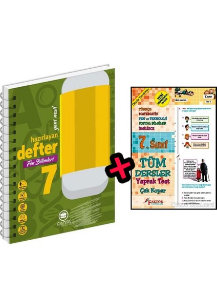 Çanta Yayınları 7. Sınıf Matematik Hazırlayan Defter