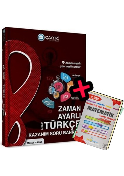 Çanta Yayınları 8.Sınıf Türkçe Kazanım Soru Bankası