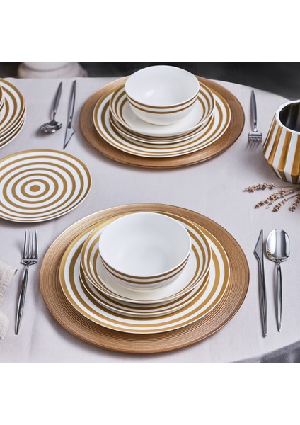 Sunshine Gold 24 Parça 6 Kişilk Porselen Yemek Takımı modelleri