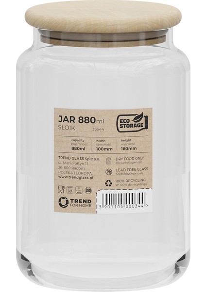 Eko Kavanoz 35544 880 ml