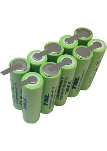 12V 2700MAH Ni-Mh 10LU Grup Aa Kalem Şarjlı Pil