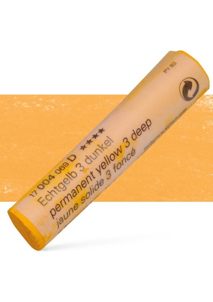 : Artist Soft Pastel Boya : 004 D : Permanent Yellow 3 Deep