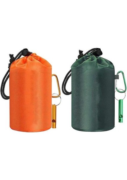 Açık Bivy Acil Uyku Tulumu Kamp Survival Termal Su Geçirmez Acil Dişli Kompakt Rüzgar Geçirmez Kamp Ekipmanları (Turuncu)(Yurt Dışından)