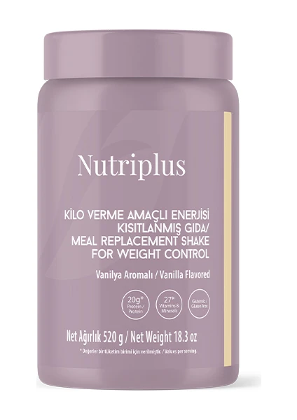 Nutrıplus Shake Vanilya  Aromalı