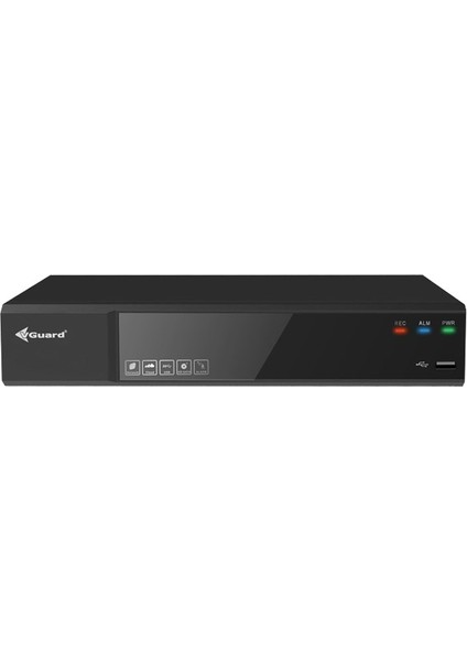 VG-16C2A-LRPU 16 Kanal 5mp-H H.265+ 2 Disk 5in1 Sesli Hibrit Kayıt Cihazı