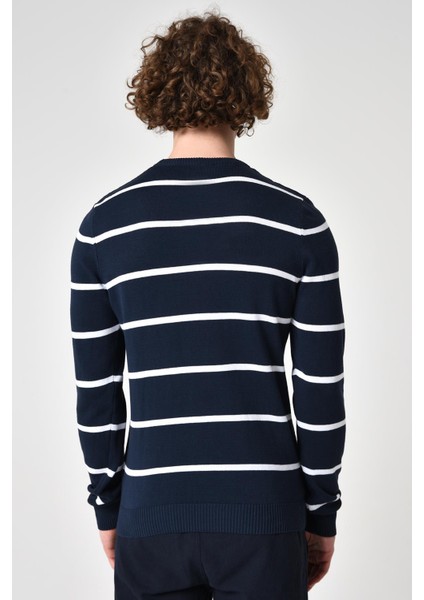 Çizgili Pamuklu Kazak (E22-5703) fırsatları