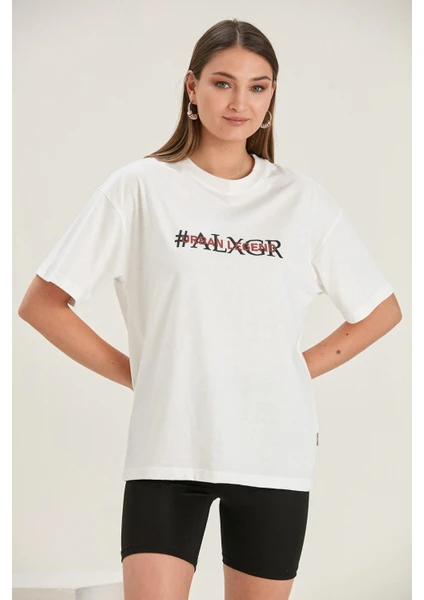 Alexander Gardi Boyfriend Baskılı T-Shirt (UN22-30200)