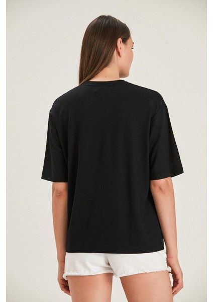 Desenli T-Shirt (B22-38502)
