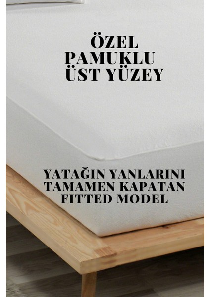 100X200 Sıvı Geçirmez Alez Pamuklu Fitted Çift Kişilik Tek Kişilik Bebek Alezi Su Yatak Koruyucu