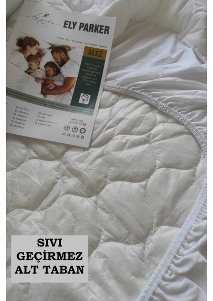 140X200 Sıvı Geçirmez Alez Kapitoneli Fitted Pamuklu Çift Kişilik Tek Kişilik Bebek Alezi Su Yatak Koruyucu