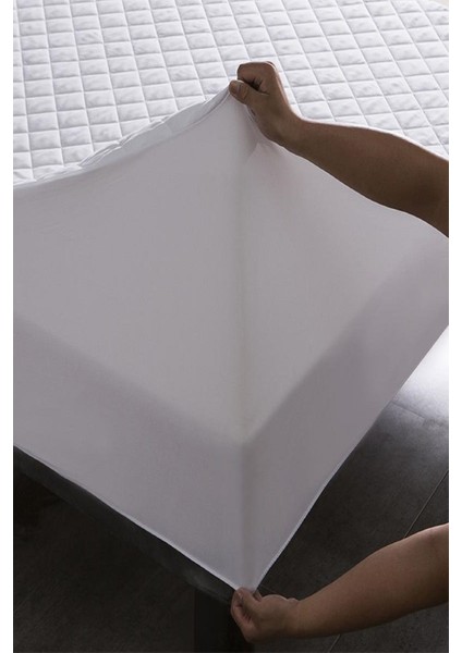 200X200 Sıvı Geçirmez Alez Kapitoneli Fitted Pamuklu Çift Kişilik Tek Kişilik Bebek Alezi Su Yatak Koruyucu
