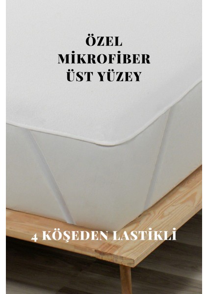 70X140 Sıvı Geçirmez Alez Mikro 4 Köşe Lastikli Çift Kişilik Tek Kişilik Bebek Alezi Su Yatak Koruyucu