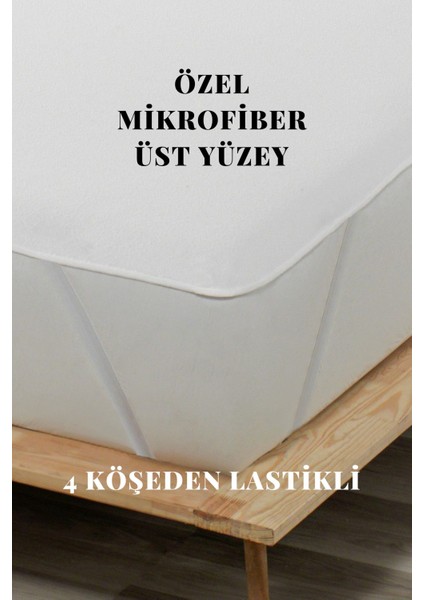 160X200 Sıvı Geçirmez Alez Mikro 4 Köşe Lastikli Çift Kişilik Tek Kişilik Bebek Alezi Su Yatak Koruyucu